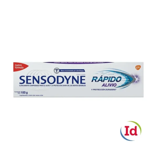 Crema Dental Sensodyne Rapido Alivio X 100gr