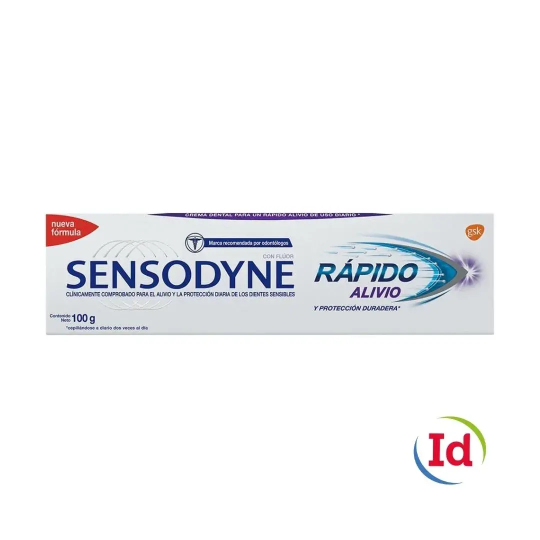 Crema Dental Sensodyne Rapido Alivio X 100gr