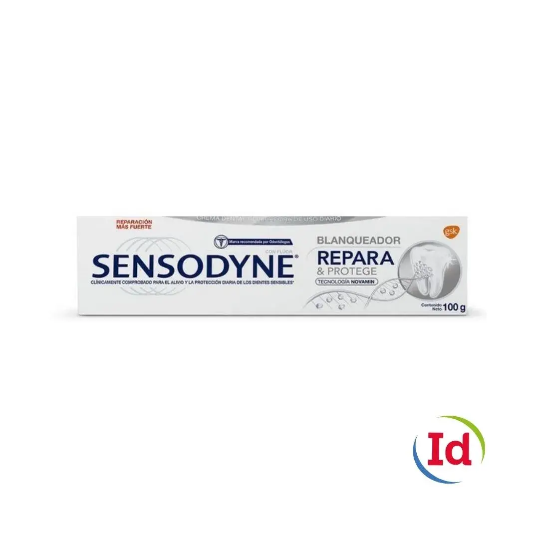 Crema Dental Sensodyn Repara y Proteje Blanqueadora X 100 gr