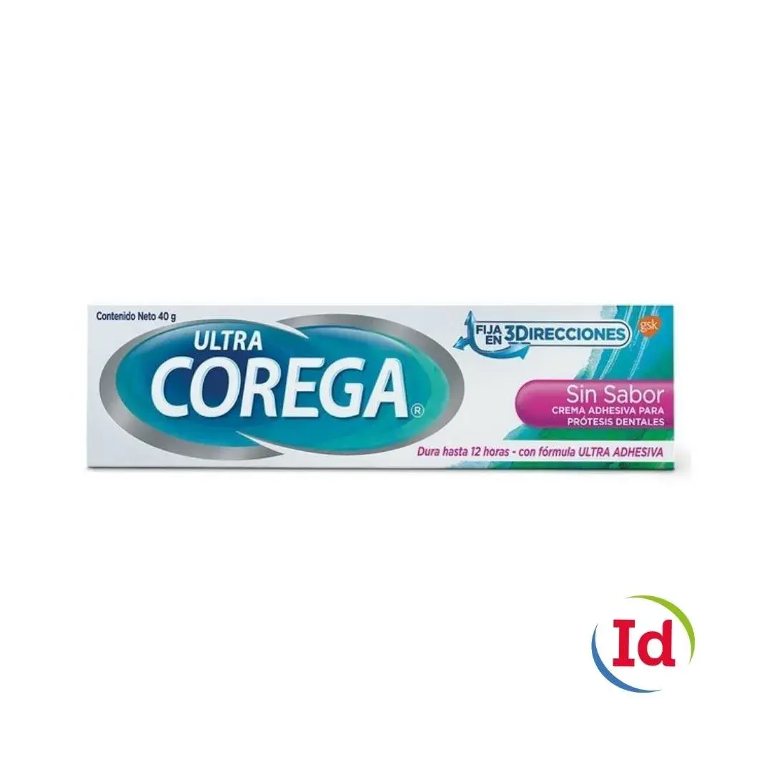 Crema 3D Ultra Corega Sin Sabor X 40 G