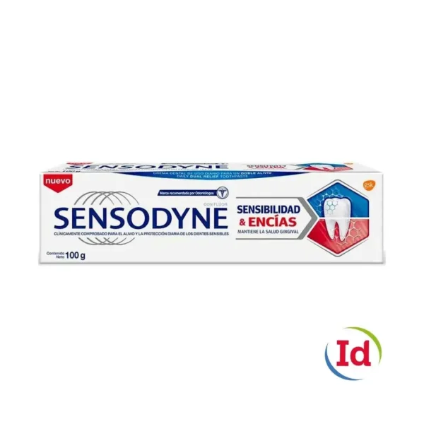 crema dental sensodyne encias 100 gr