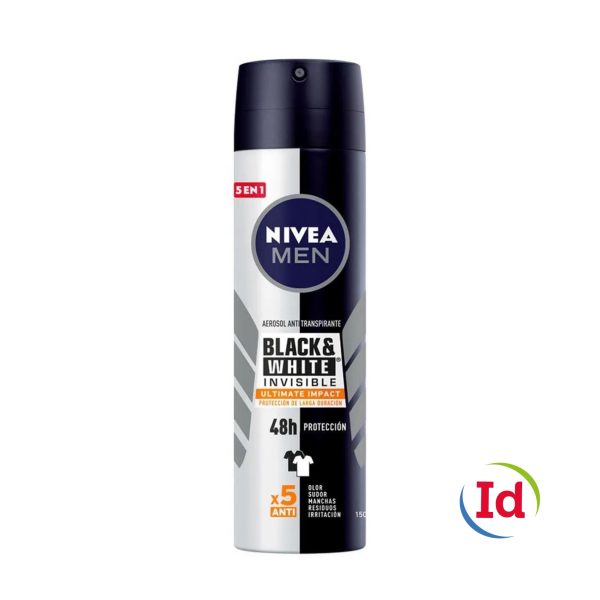 Desodorante Nivea Spray Black & White 150 Ml H