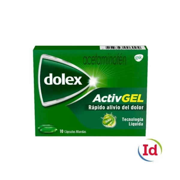 dolex activegel 10 capsulas liquidas