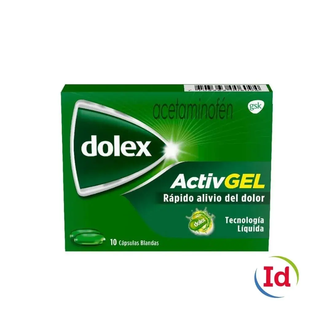 dolex activegel 10 capsulas liquidas