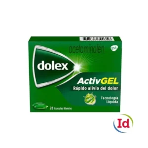 dolex activegel 20 capsulas liquidas
