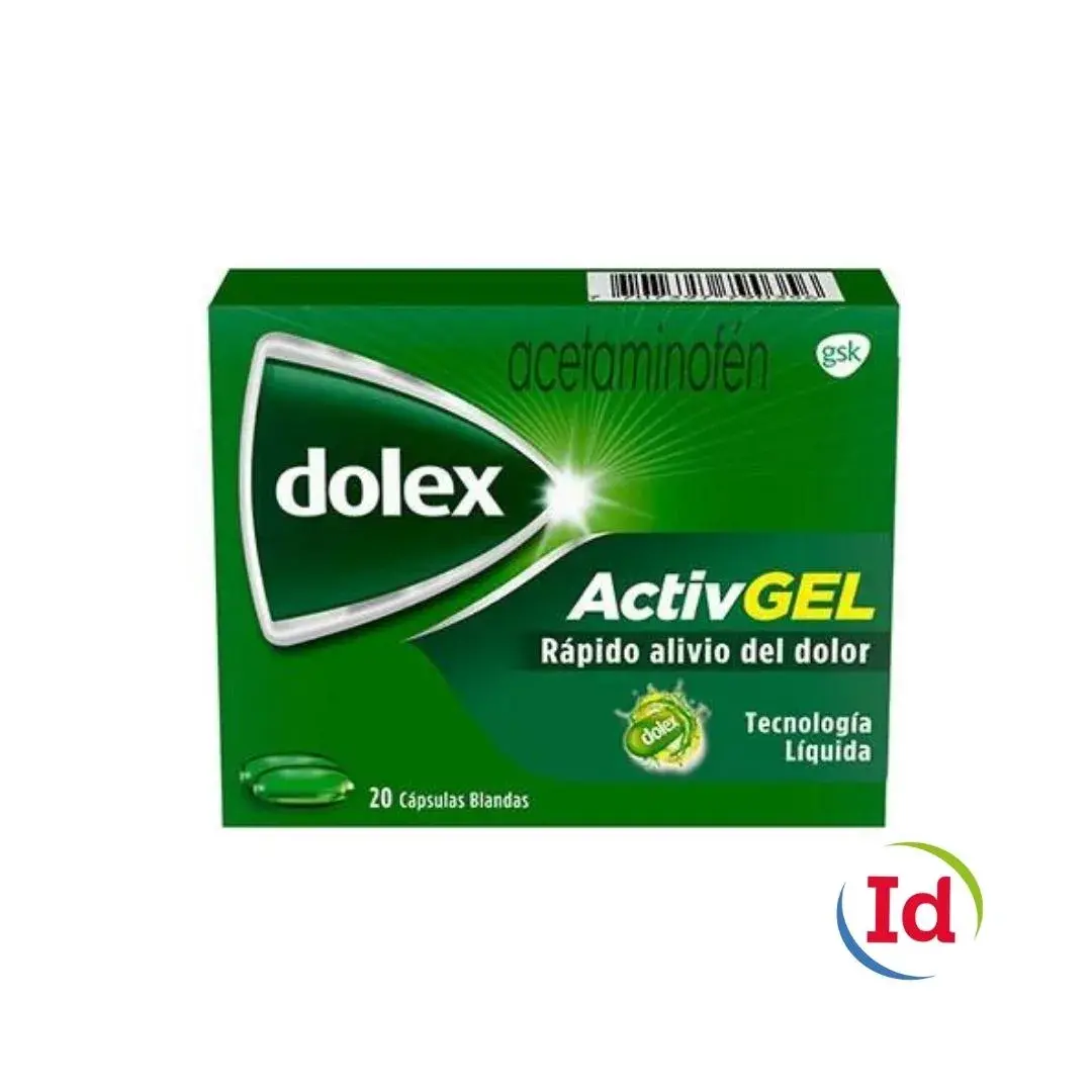 dolex activegel 20 capsulas liquidas