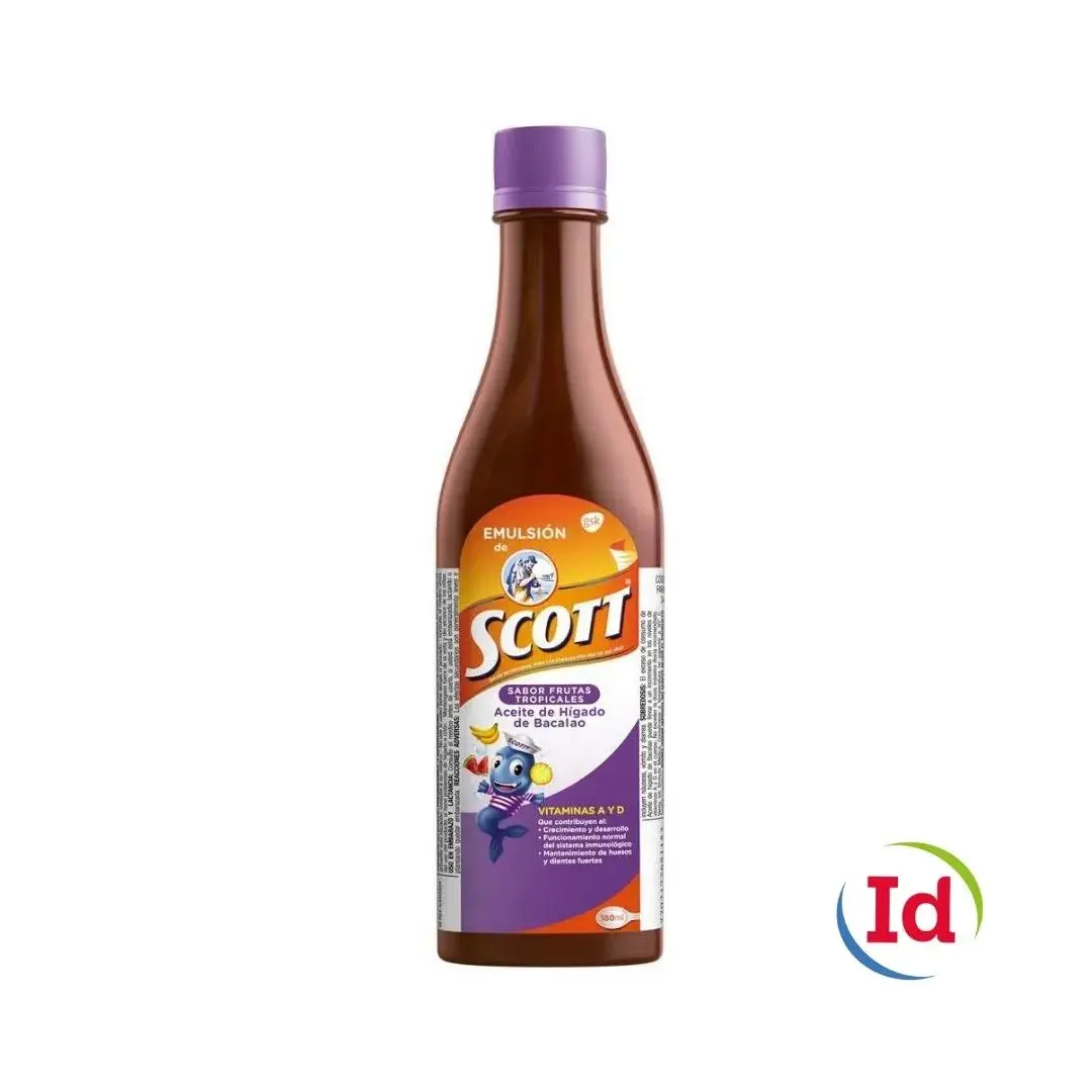 emulsion scott fruta tropical 180 ml