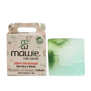 Jabon mawie aloe vera menta 100 gr
