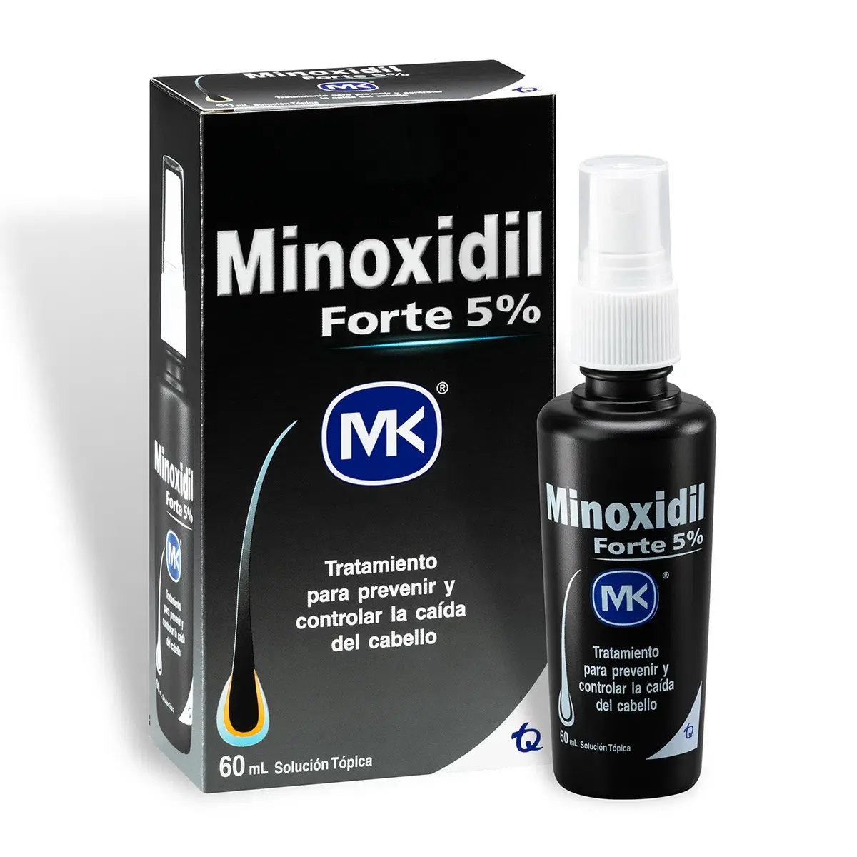 Minoxidil forte 5% locion 60 ml mk