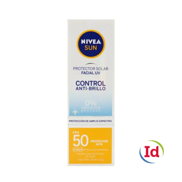 Nivea Sun Shine Control Spf50 X 50 ml