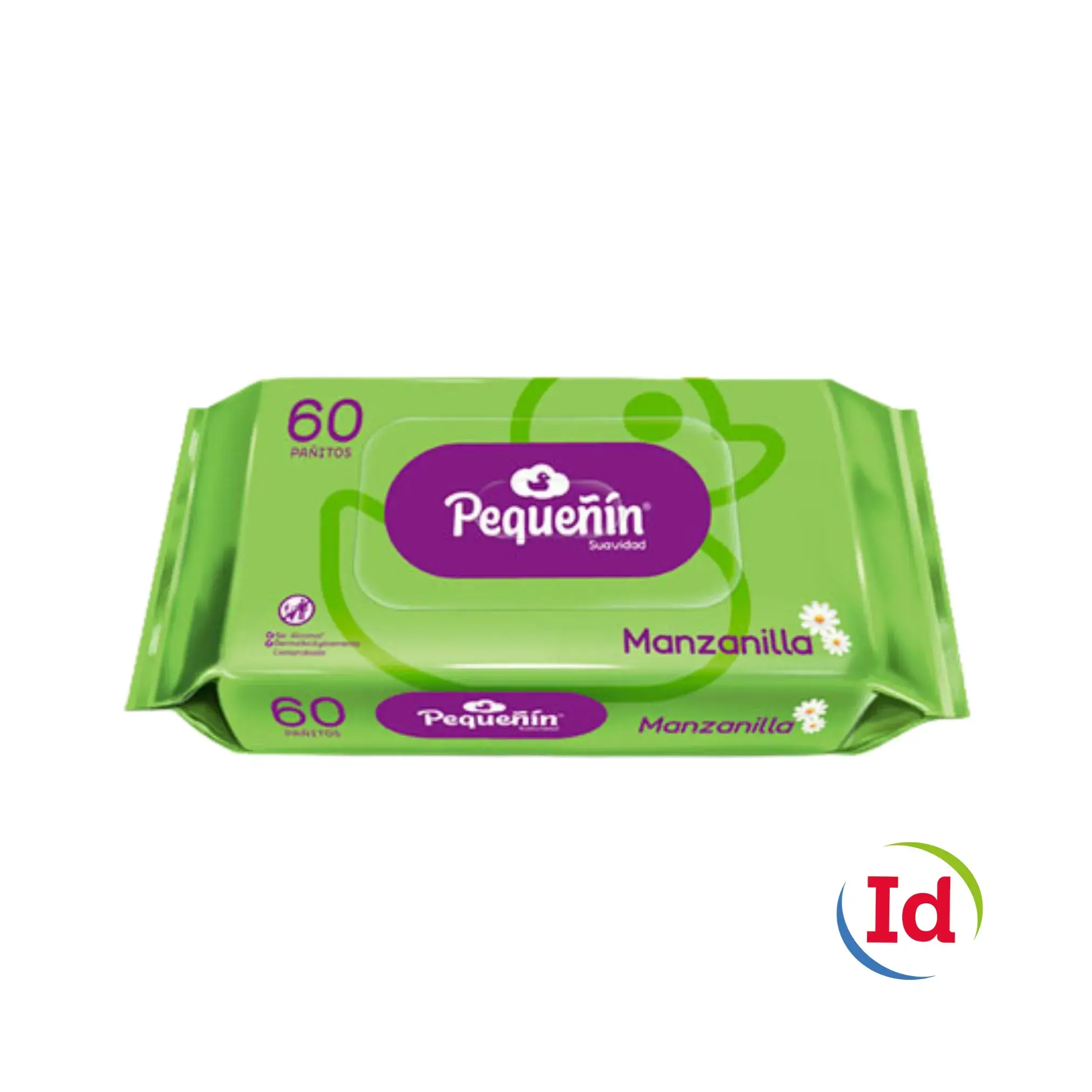 Paños hum.pequenin manzanilla 60 unds