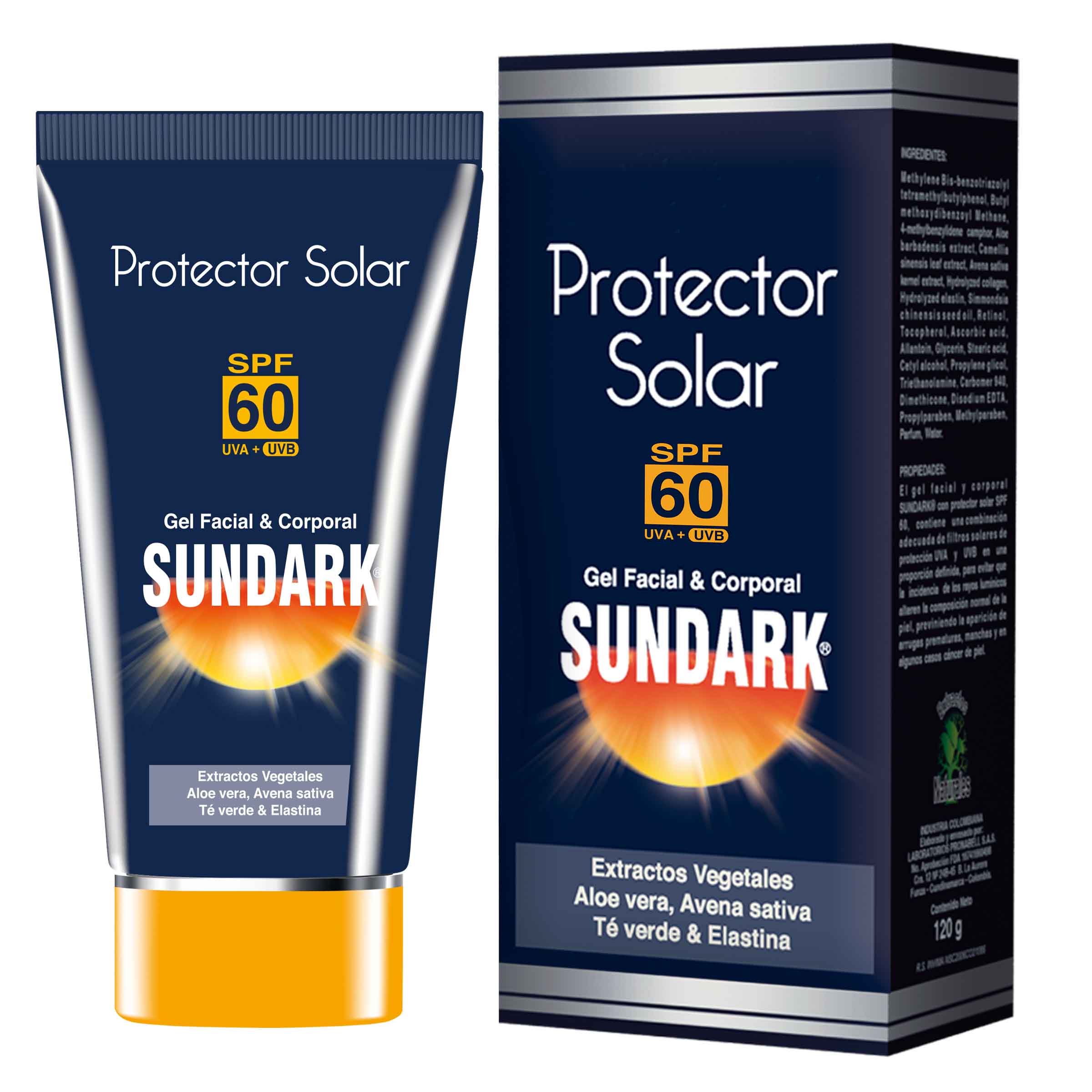 Bloqueador Solar SUnidadesark Adultos Spf 60 120 Ml