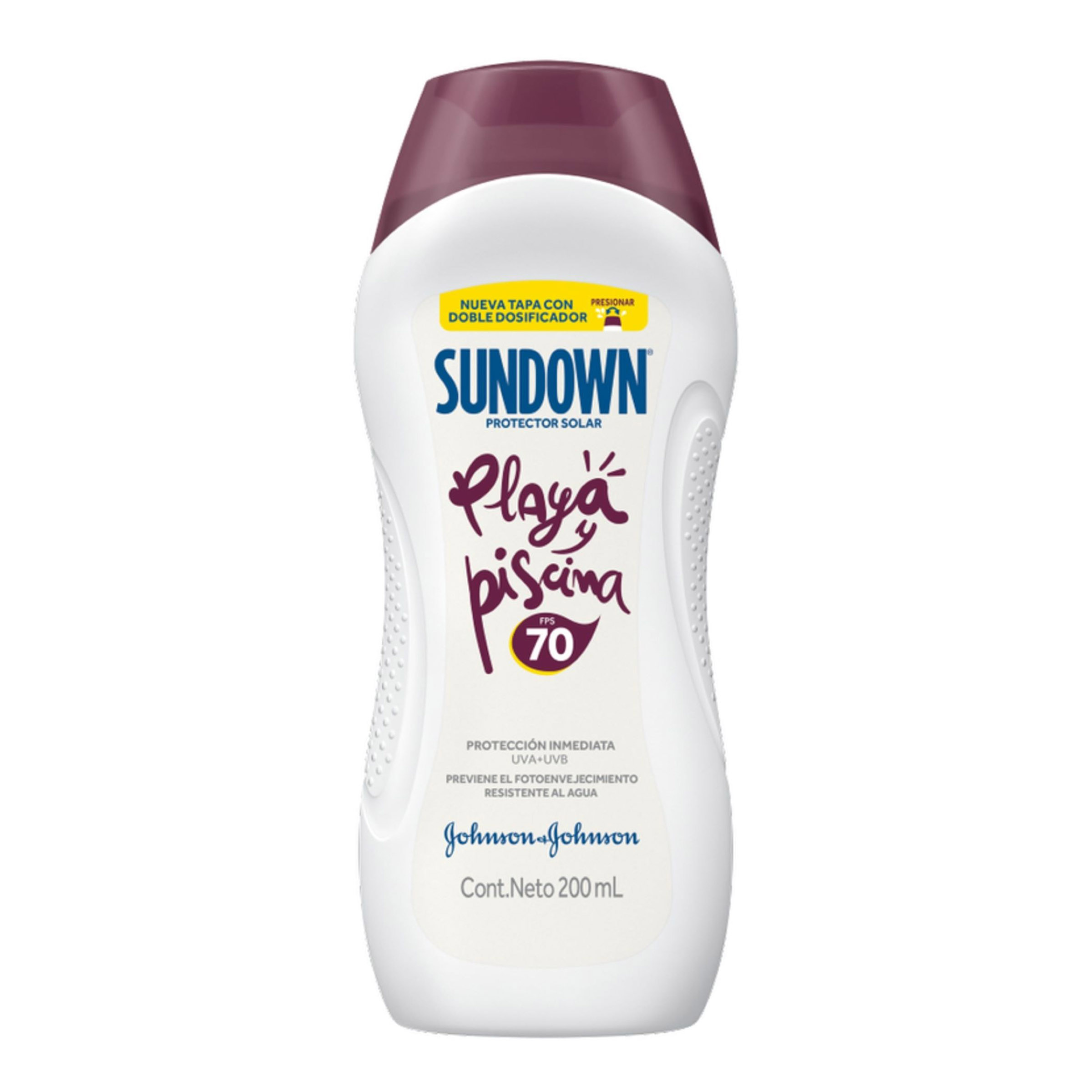Bloqueador Solar SUnidadeso Fps 70 Playa Y Piscina 200 Ml