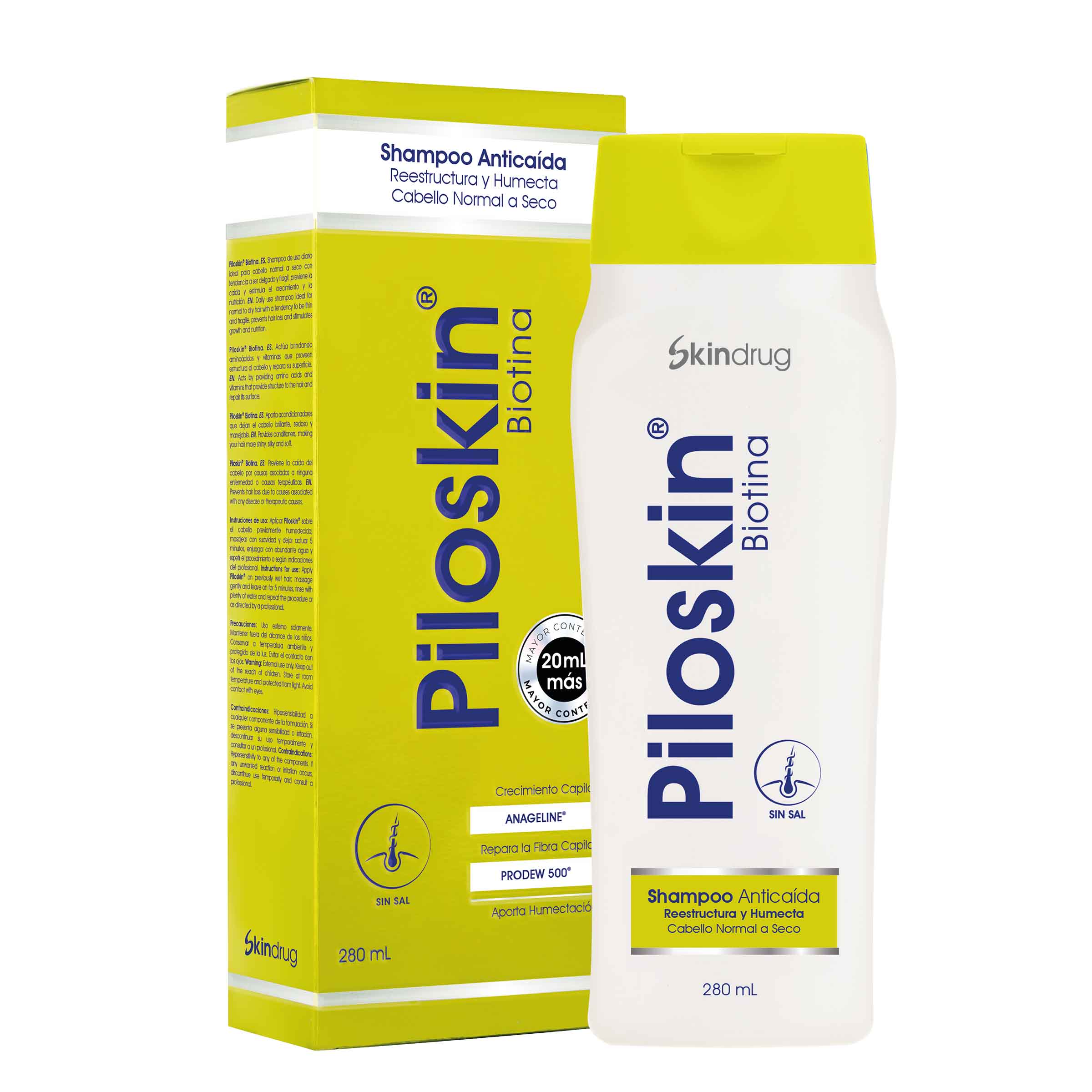 Champu Piloskin Biotina X 280 Ml