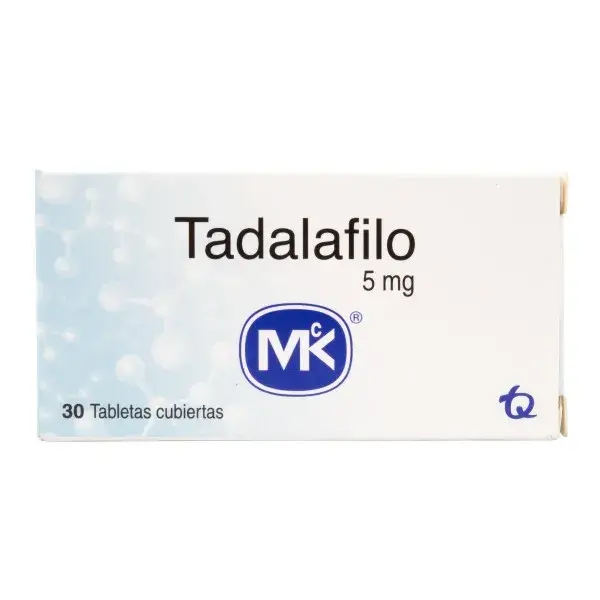 Tadalafilo 5 mg 30 tabletas mk