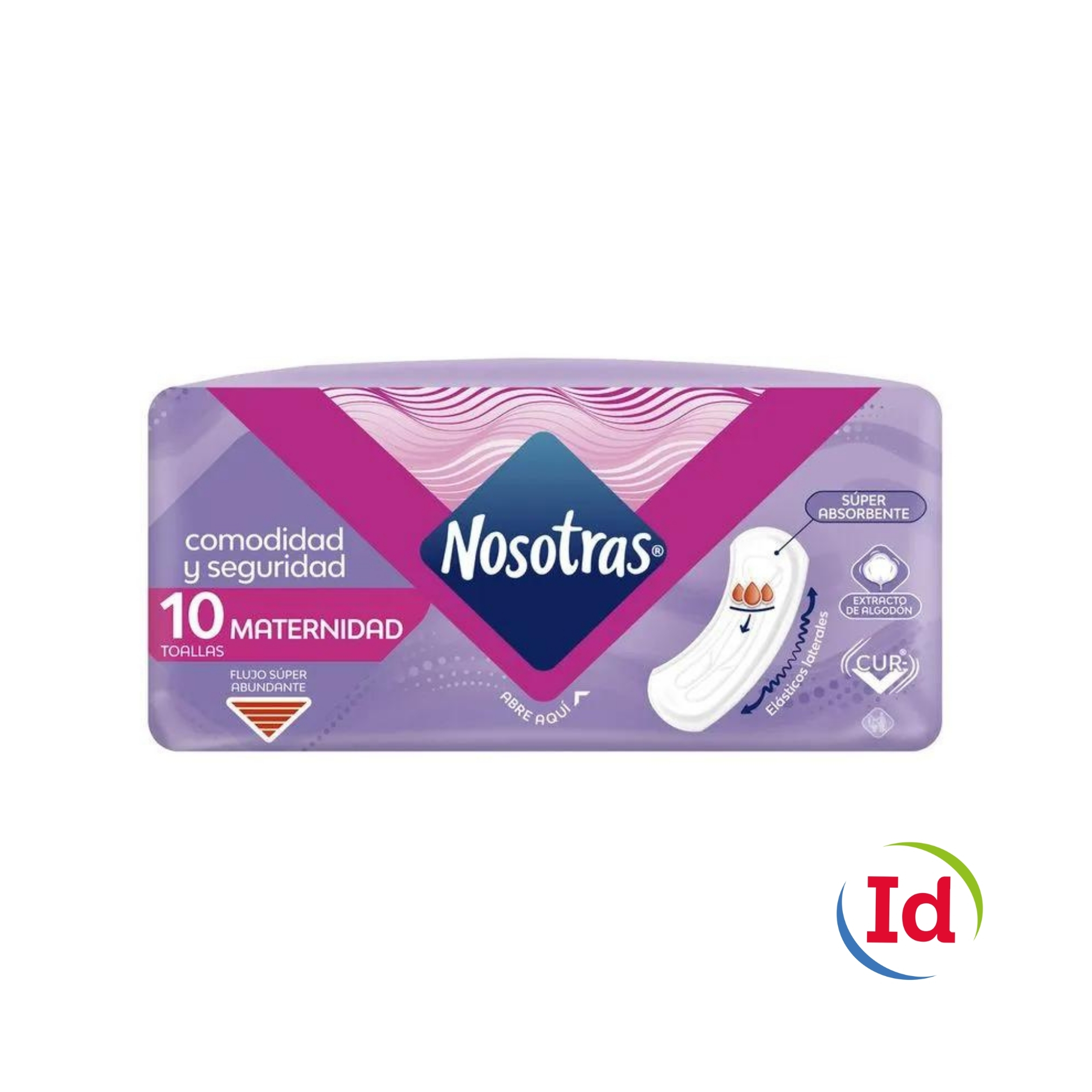 Toalla Nosotras Maternidad Tela 10 Unidades