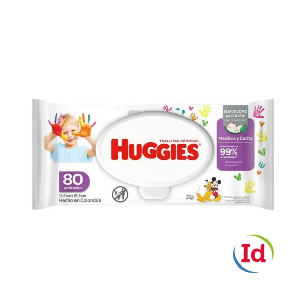 Toallitas humedas huggies 80 und