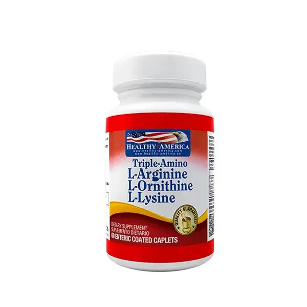 Tri-amino healthy (l-arginine+l-ornithine+l- lysine) 60 tab