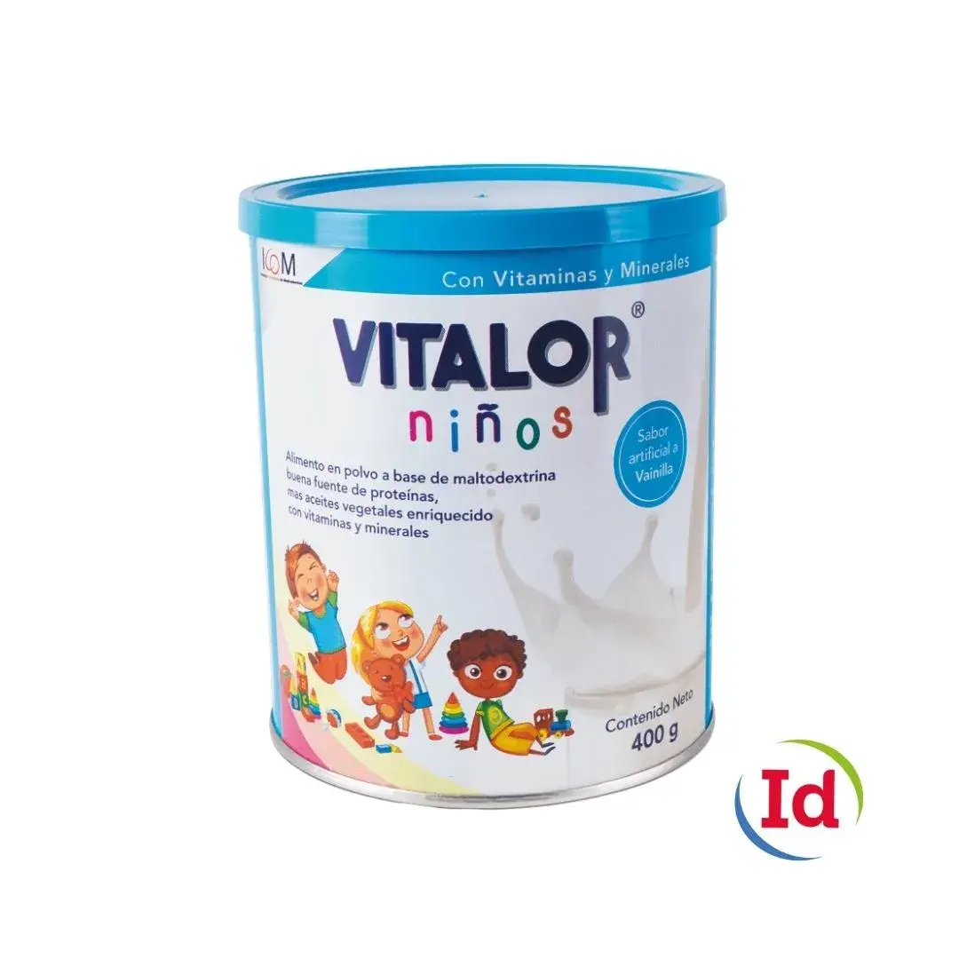 vitalor vainilla ninos 400 gr icom