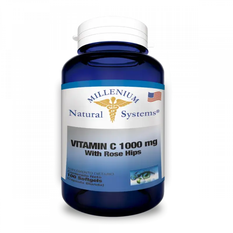 Vitamin c 1000 mg + rose hips x 100 tb ns