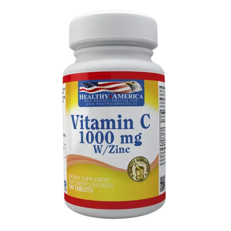 VITA C 1.000 PLUS ZINC HEALTHY 100TAB